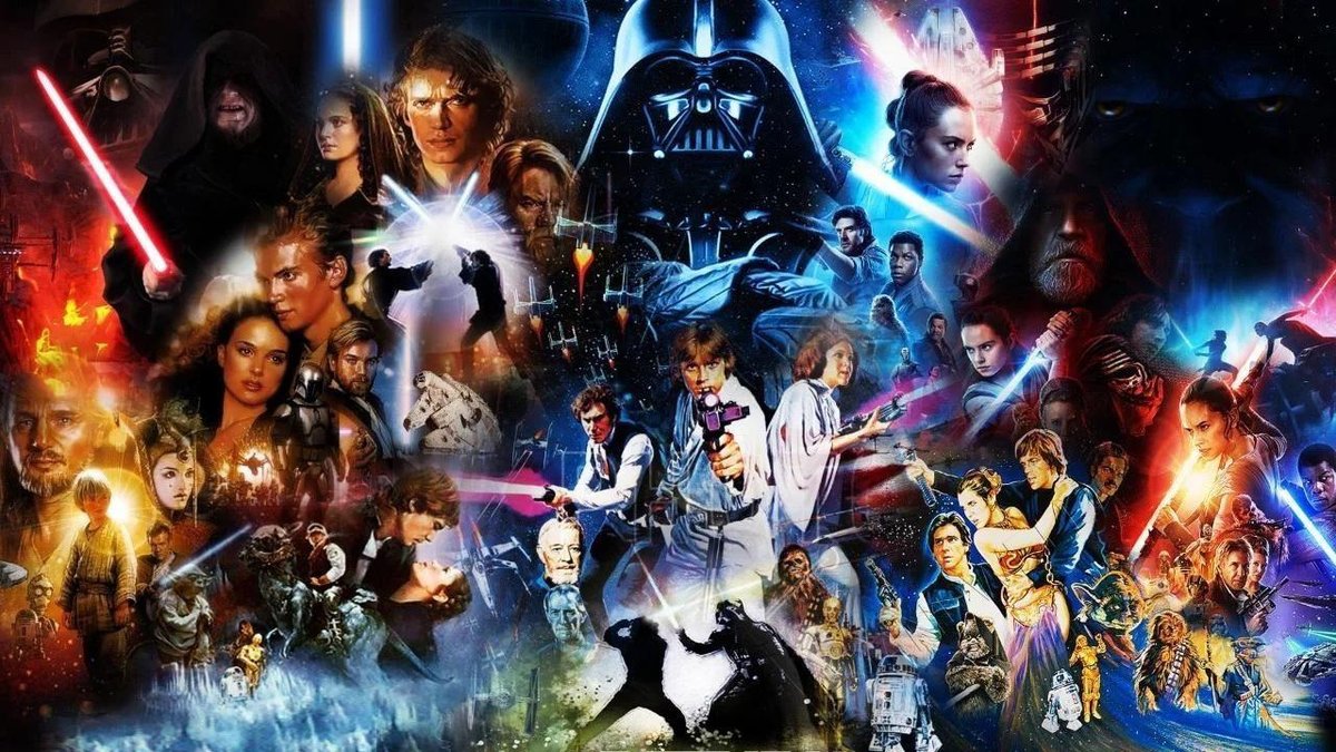 Personagens da saga Star Wars estampadas em selos