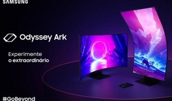 Samsung anuncia Odyssey Ark, monitor de 55 polegadas, por R$ 21,5 mil