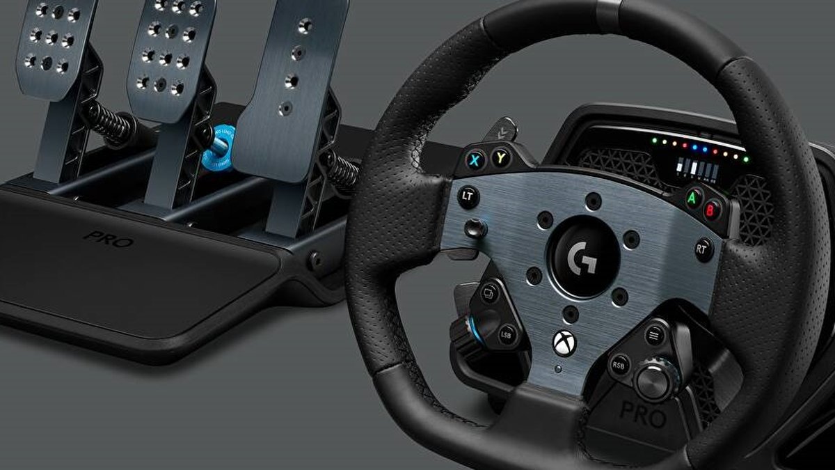 Logitech anuncia Pro Wheels & Pedals, volante profissional, na BGS 2022