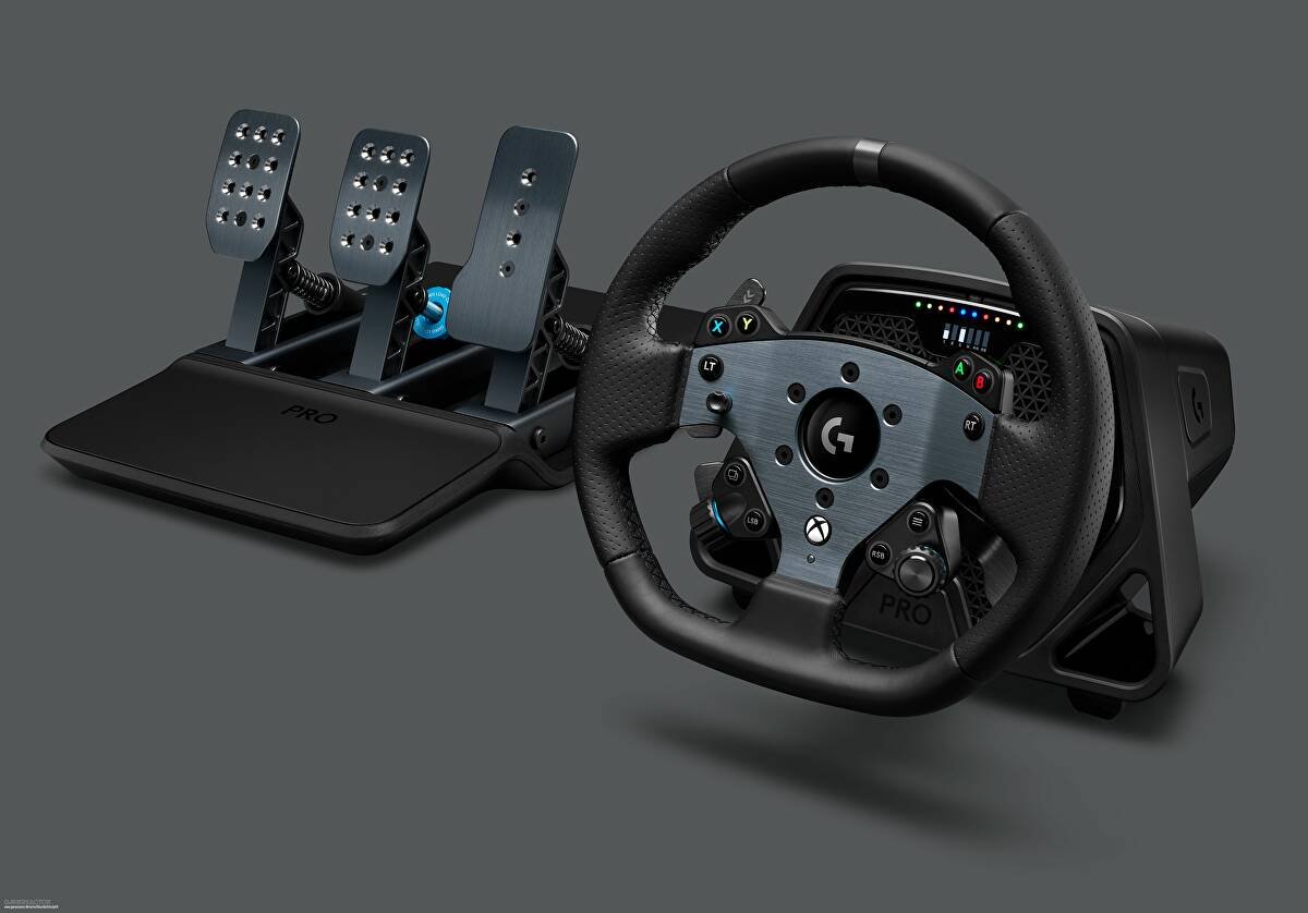 Logitech anuncia Pro Wheels & Pedals, volante profissional, na BGS 2022