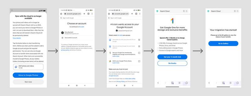 Passo a passo para migrar os conteúdos do Gallery Sync para o Google Fotos.