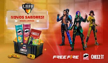 Free Fire anuncia parceria com Pringles e Cheez-it