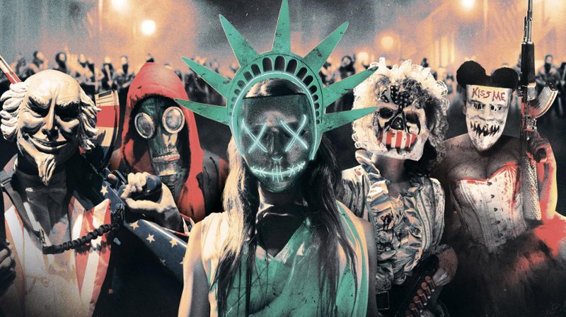 The Purge conta com diversas fantasias para se inspirar