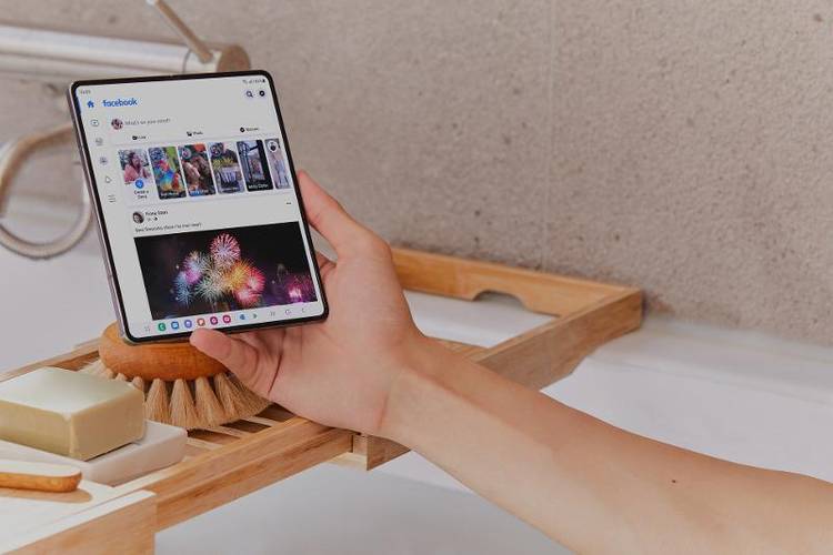 O Android 12L foi desenvolvido para melhorar a experiência de uso em dispositivos de tela grande, como o Galaxy Z Fold4