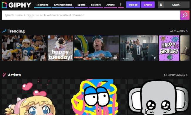 O Giphy foi criado em 2013 e tem sede nos Estados Unidos.