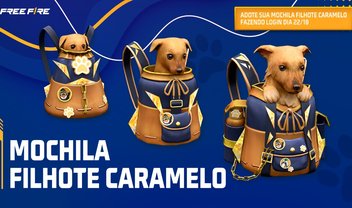 Free Fire: cachorro caramelo é item cosmético grátis; veja como resgatar 