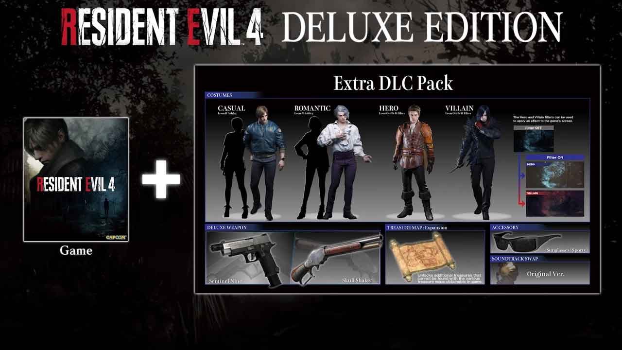 Edição Deluxe de Resident Evil 4 Remake traz roupas alternativas, armas, trilha sonora original e outros conteúdos