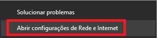 Clique com o botão direito do mouse para aparecer as opções