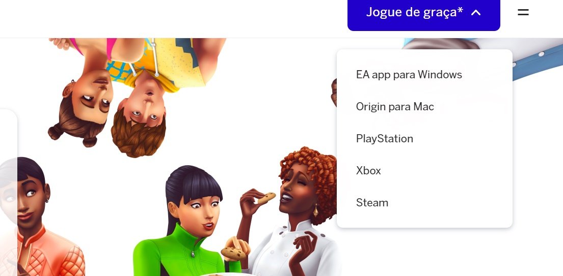 FREE ORIGIN  THE SIMS 4 - Jogos Grátis Brasil