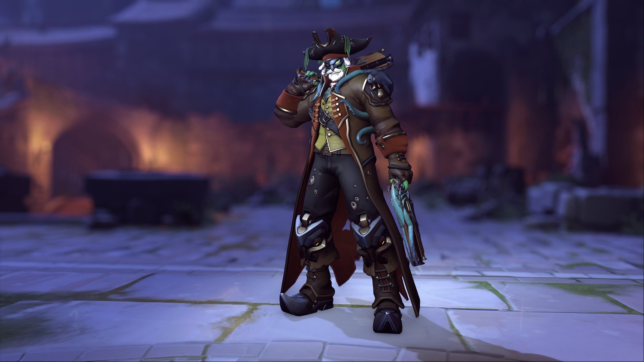 Skin lendária do personagem Reaper  - Imagem: Reprodução/Blizzard