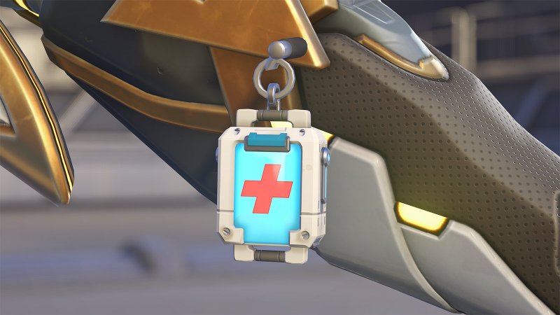 Pinjente de arma Kit Médico - Imagem: Reprodução/Blizzard