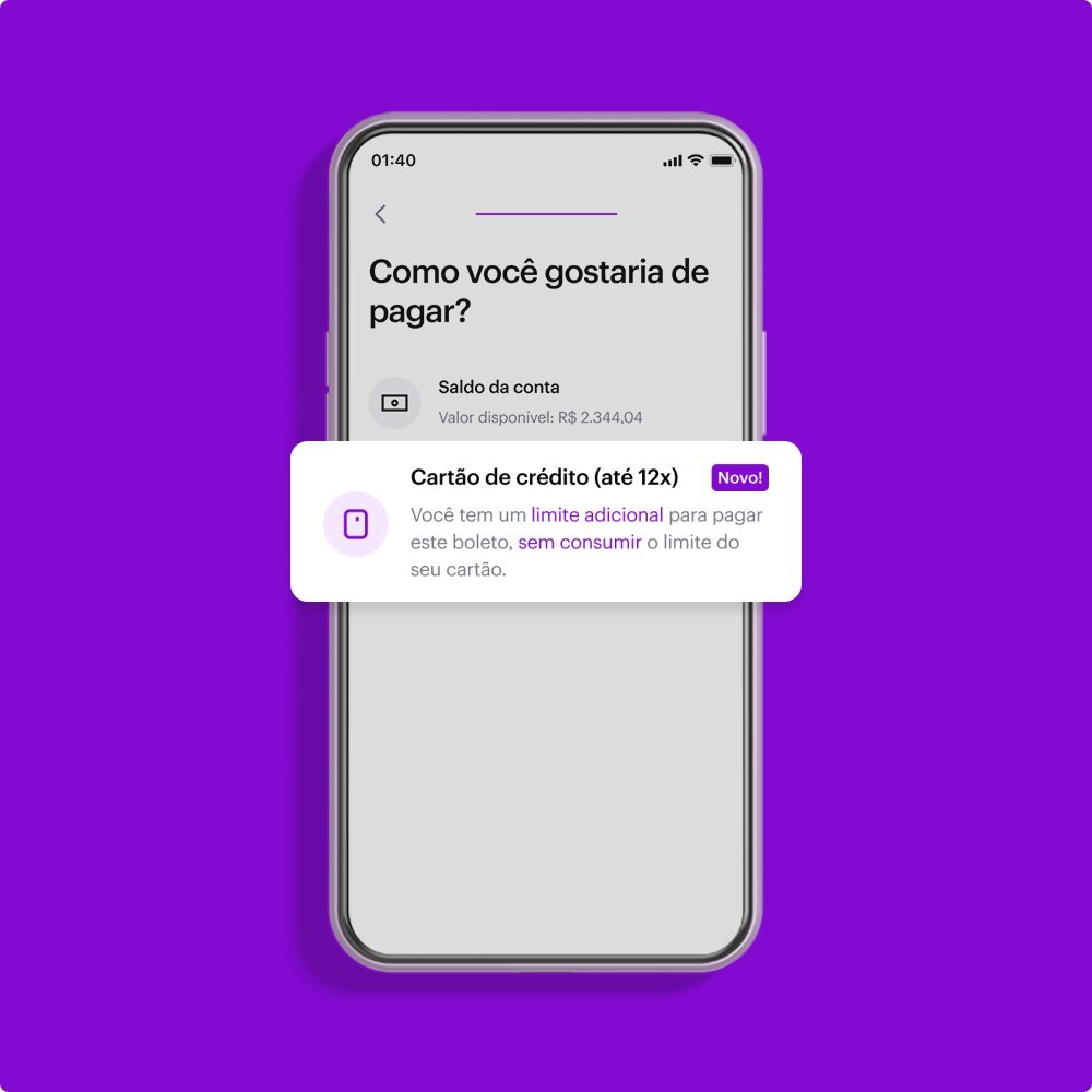 Passo a passo: como antecipar parcelas do cartão de crédito Nubank?