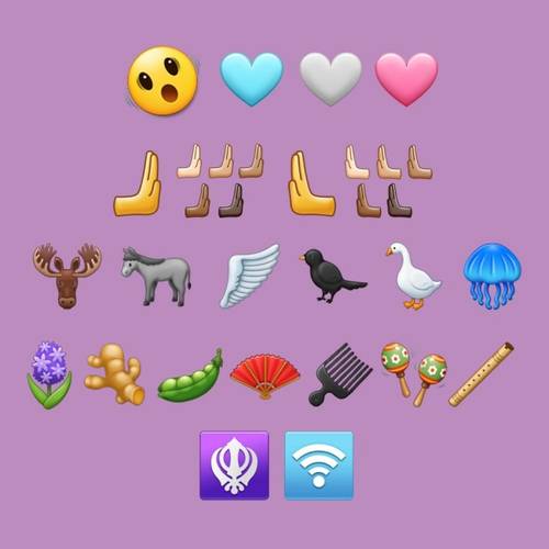 31 emojis fazem parte da coleção Unicode 15.