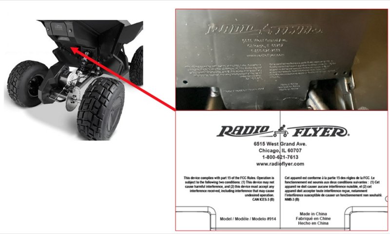 CPSC detalha o modelo do Cyberquad sofrendo recall.