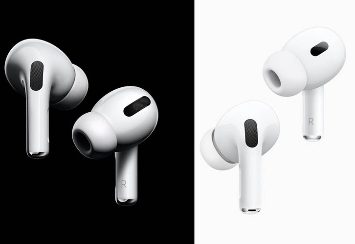 Airpods Pro de 2019 (preto) vs Airpods Pro 2 (branco)