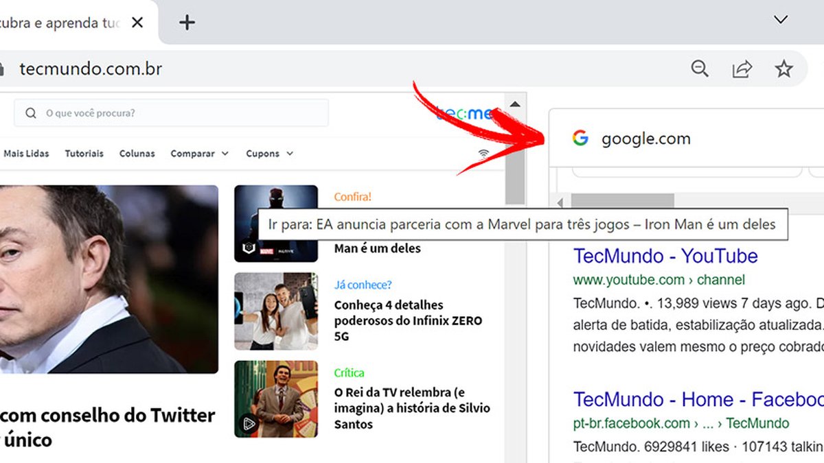 Mudança no Google Chrome: veja teste da nova aba com pesquisas recentes -  Giz Brasil