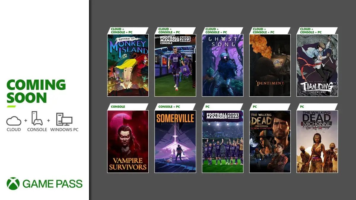 Próximos títulos do Xbox Game Pass Imagem: Microsoft/Reprodução