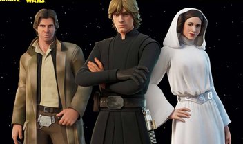 Fortnite: novo crossover com Star Wars leva Luke, Leia e Han para o jogo