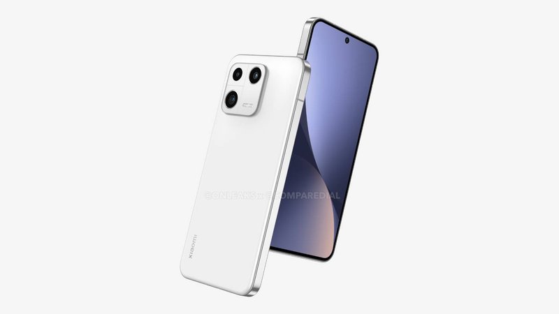 Xiaomi 13 pode ter visual que remete ao iPhone 14.