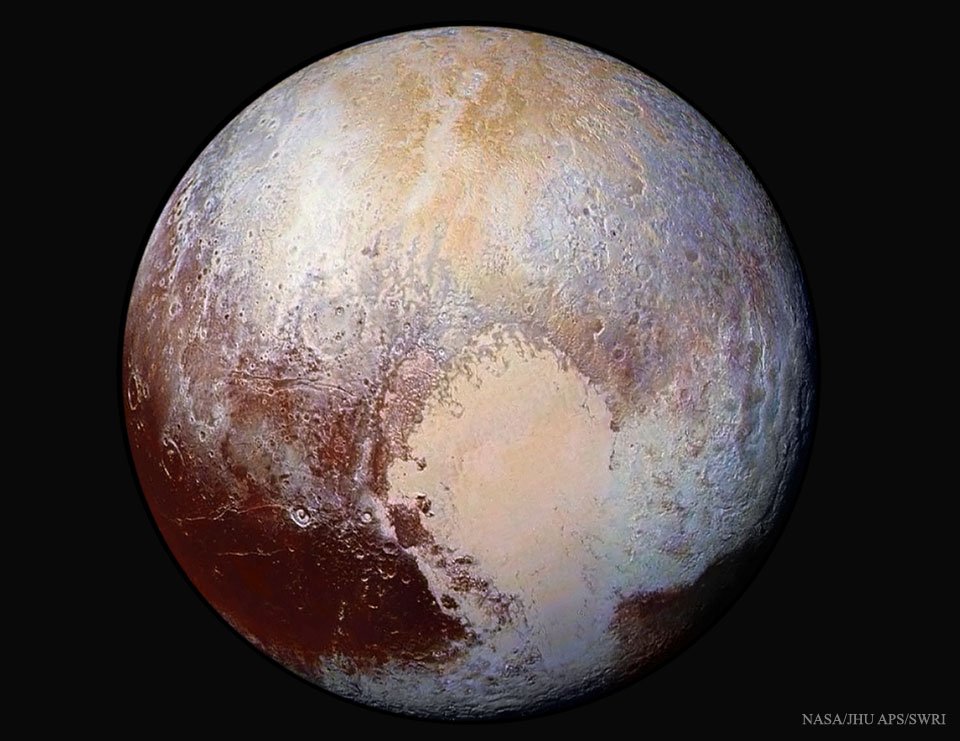 Plutão, um dos objetos celestes mais frios do Sistema Solar.