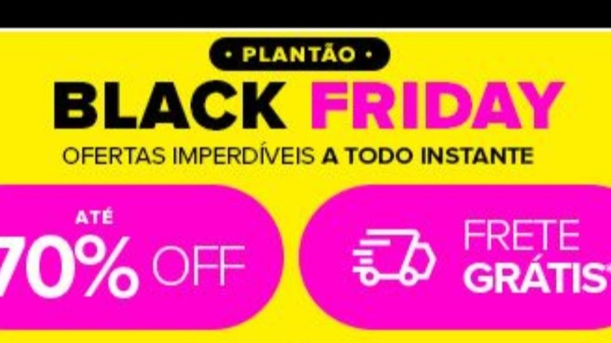Última semana de ofertas Plantão Black Friday no Mercado Livre