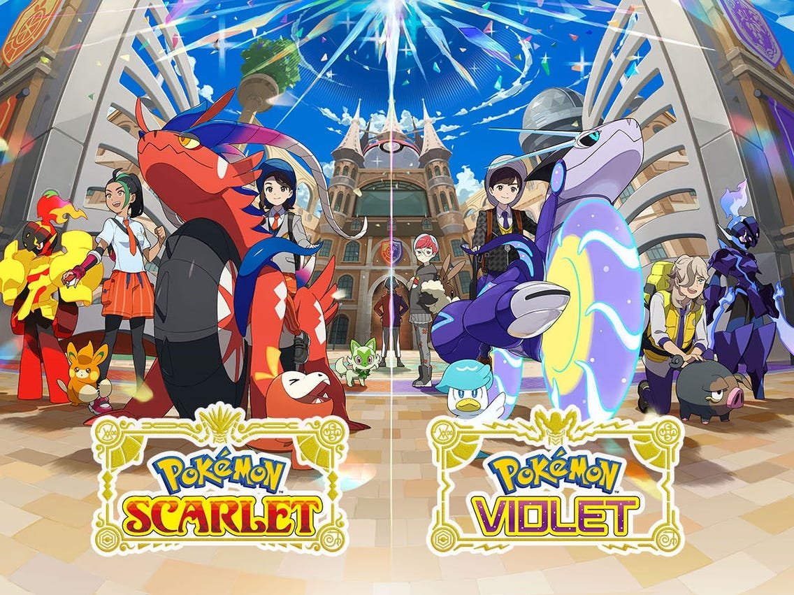 Pokémon Scarlet e Violet apresentam problemas de performance