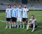 Copa 2022: em vídeo da Adidas, Messi joga contra sua versão jovem