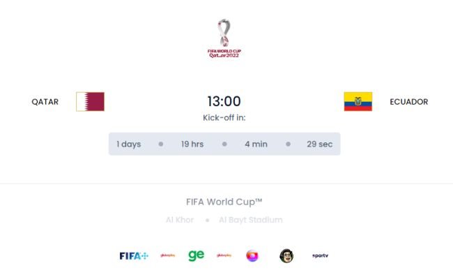 FIFA+ transmite jogos da Copa 2022 ao vivo e de graça; assista - TecMundo