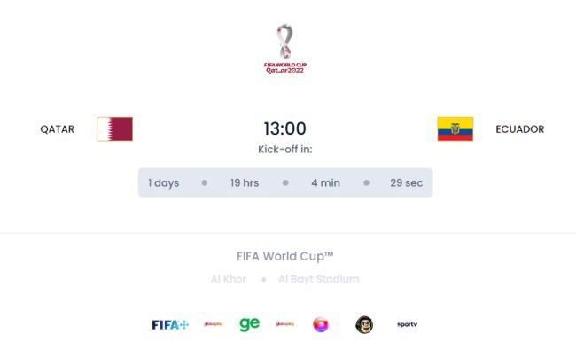 Jogo do Brasil ao vivo AGORA: veja como assistir ao jogo da Copa do Mundo  2022 pelo aplicativo oficial FIFA