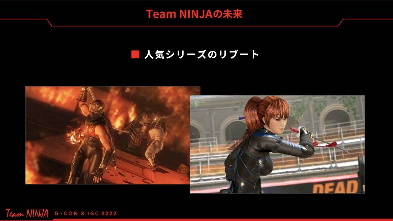 Team Ninja estaria planejando reboot de Ninja Gaiden e Dead or Alive, sugere apresentação