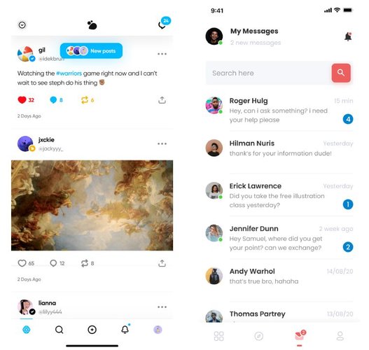 O Hive Social tem uma interface amigável e simples de usar.