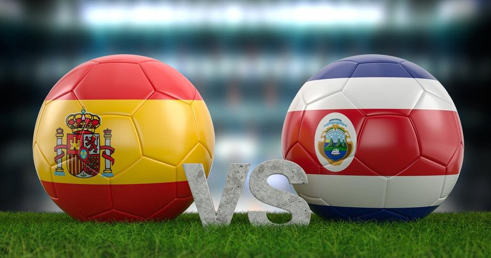 Jogo da Copa Ao Vivo: Espanha x Costa Rica