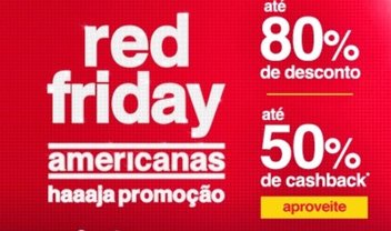 Black Friday da Americanas começou com até 80% de desconto