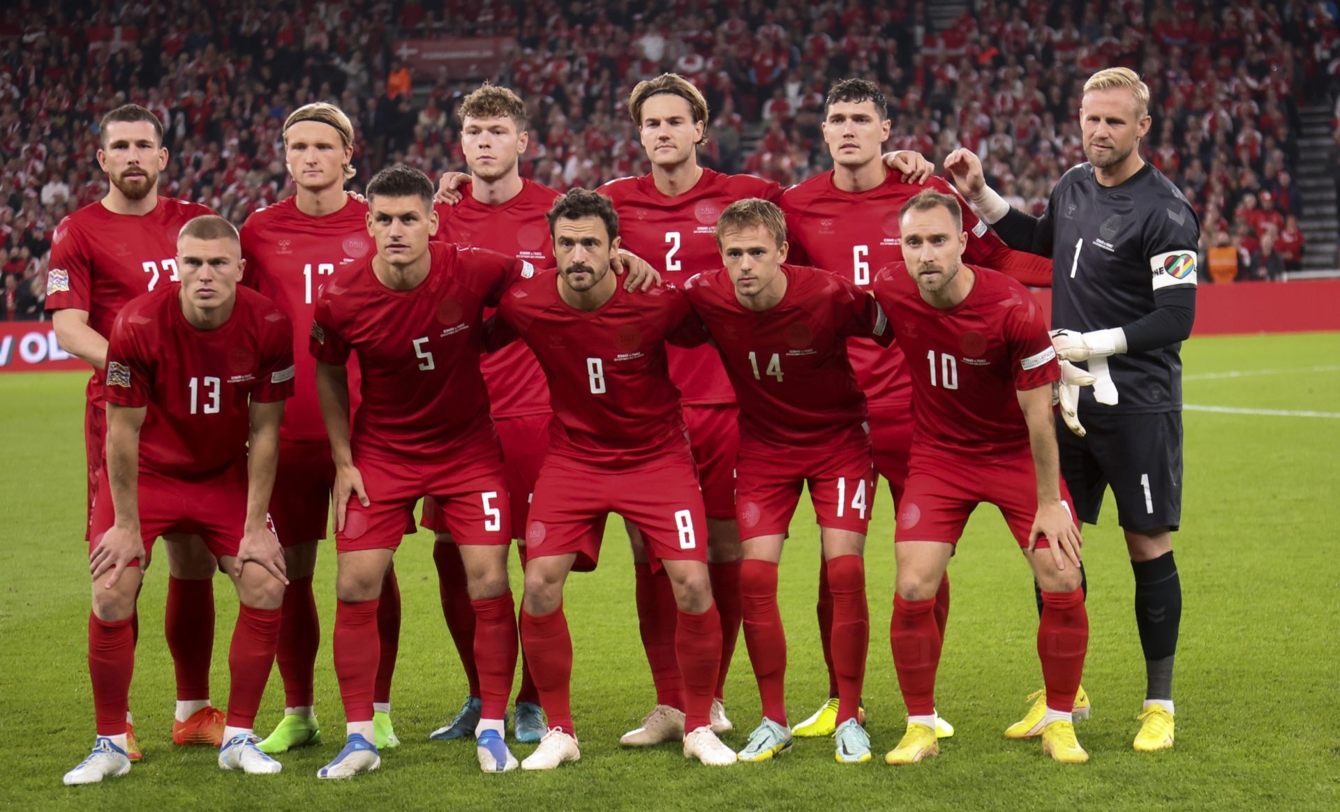 A seleção da Dinamarca busca a sua primeira vitória na competição