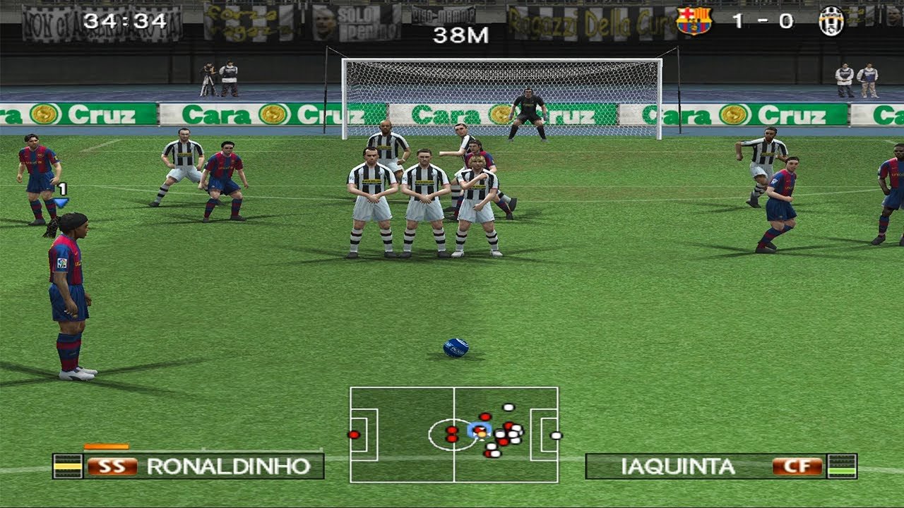 Assim como o seu rival direto, Pro Evolution Soccer também migrou para a nova geração em 2007. Na época, a franquia da Konami ainda era a favorita dos brasileiros e se destacava no gameplay mais solto e ágil.