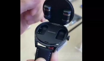 Huawei mostra smartwatch que vem com fones de ouvido dentro