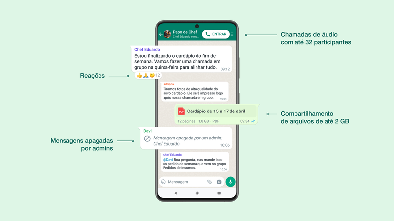 Atualizações implementadas para construção das 