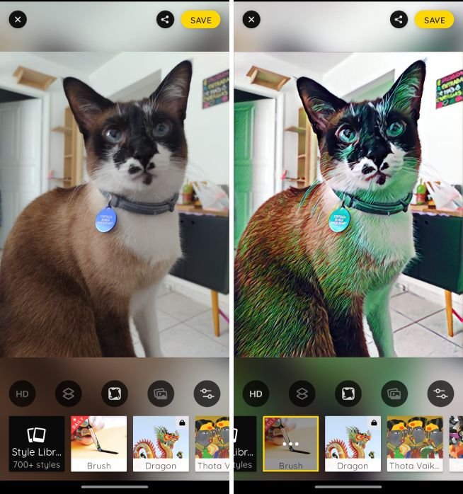 Após o cadastro no Prisma, o usuário poderá escolher as fotos disponíveis no celular e aplicar os filtros.