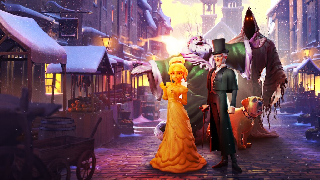Scrooge: Um Conto de Natal é uma animação que conta com música conhecidas das festividades natalinas