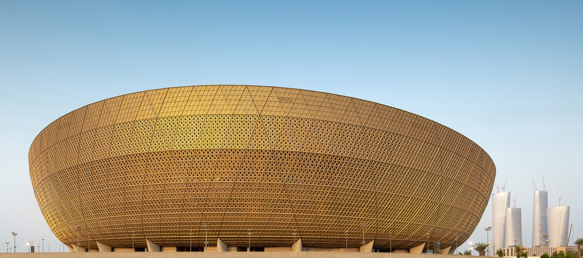 O Estádio Nacional de Lusail será o palco da grande final da Copa do Mundo de 2022, no Catar