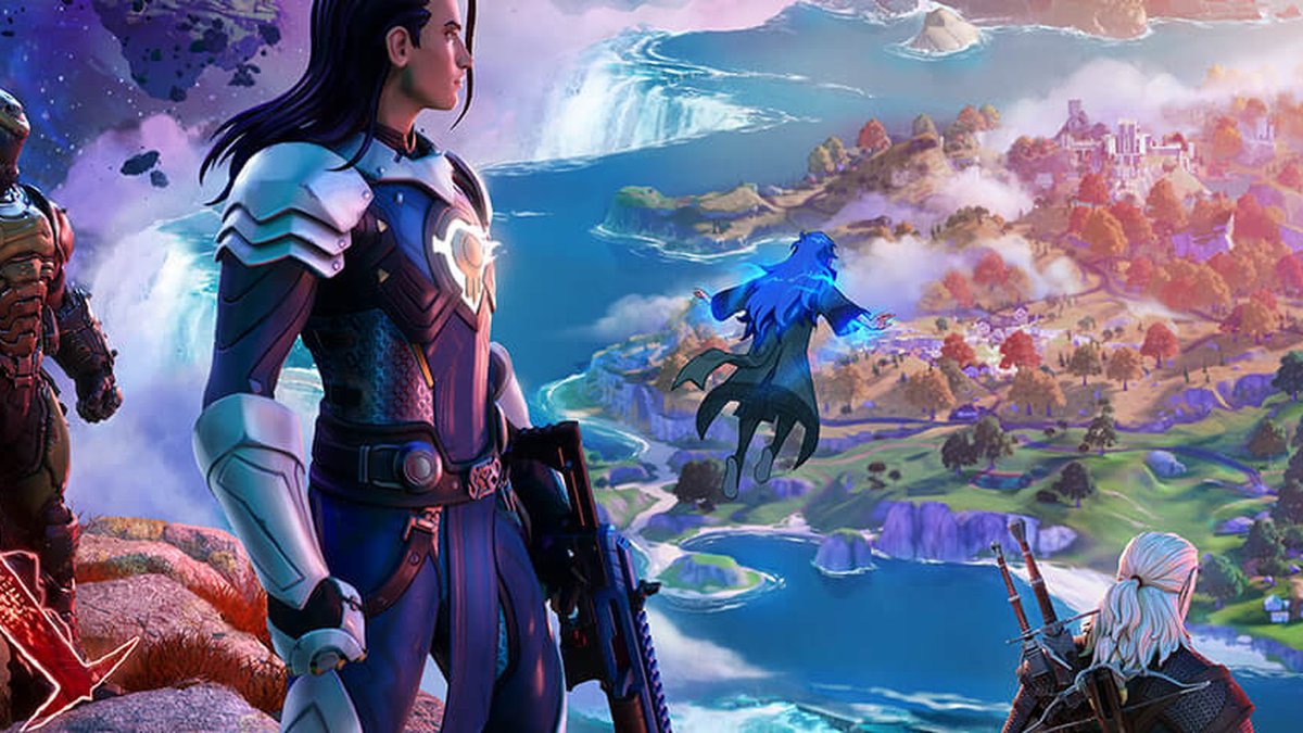 Fortnite: Capítulo 4 muda mapa e tem skins de DOOM e The Witcher