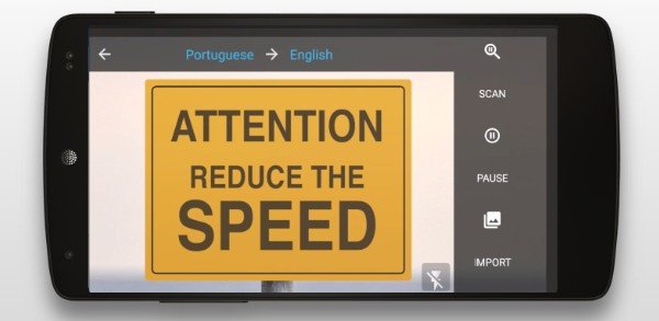 A nova função do Google Tradutor com o Google Lens já está disponível para usuários do iOS e do Android.