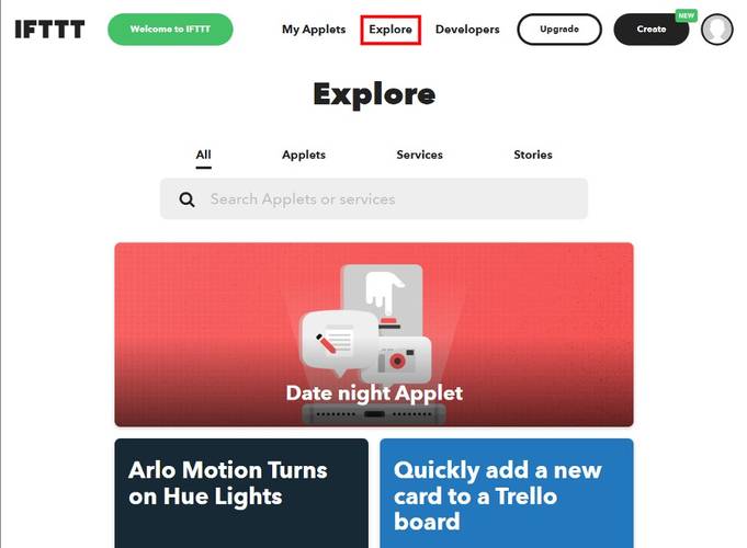 Ferramenta IFTTT é fácil de usar e já conta com uma série de automações prontas para usar.