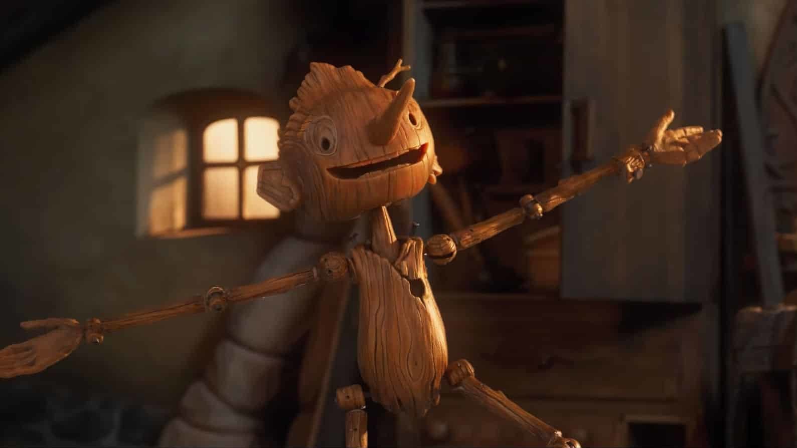 Pinóquio por Guillermo Del Toro é a mais recente versão do famoso boneco
