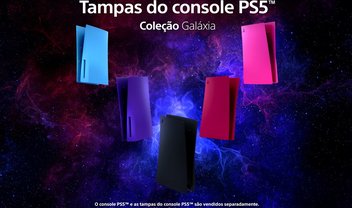 Tampas oficiais de PlayStation 5 chegam ao Brasil em seis cores