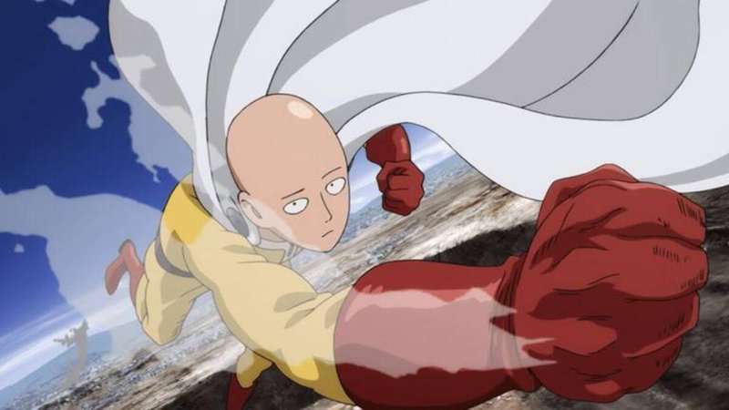 Ninguém tem vez contra o soco de Saitama, de One-Punch Man