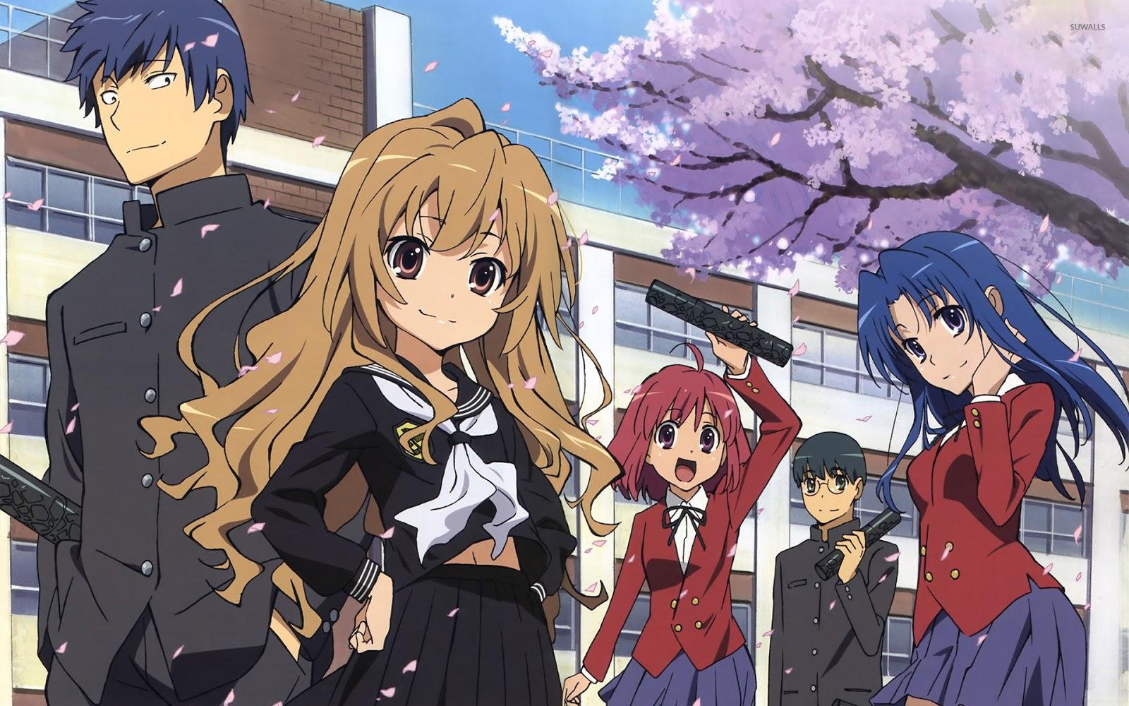 Anime,romance,escolar  5 Animes de romance e escolar para