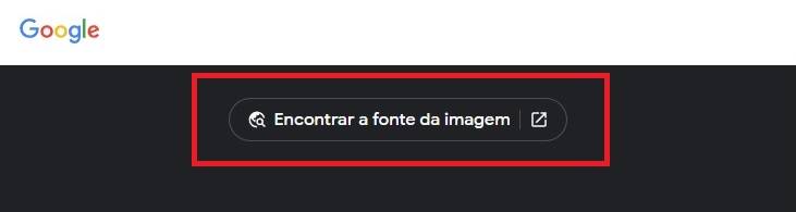 Clicando na opção você é redirecionado para pesquisas de sites relacionados à imagem