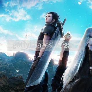 Imagem de Crisis Core Final Fantasy 7 Reunion usa imagem com marca da Getty Images
