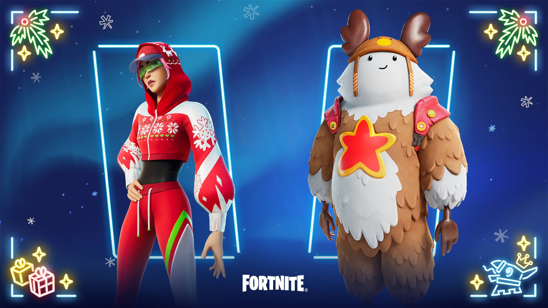 RESGATE 2 SKINS GRÁTIS AGORA! 17 RECOMPENSAS DE NATAL no FORTNITE